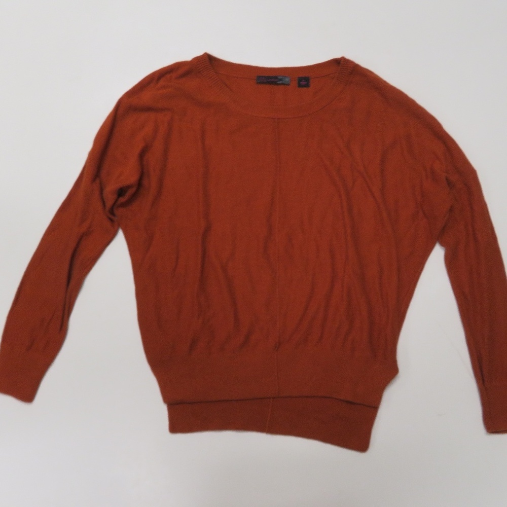 JW Style Sweater Womens Small Orange Pullover‎